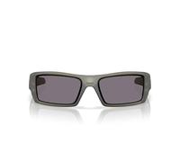 Oakley Oo9014 Gascan, Gafas para Hombre, Tinta Verde Oliva Transparente Mate/Gris Prizm Polarizado, 60 mm