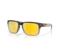 Oakley Hombre OO9102 HOLBROOK 9102AH Gafas de sol O_MATTER Negro Oro Cuadrada Polarizado