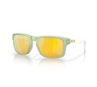Oakley Hombre Sunglass OO9102 Holbrook™ Re-Discover Collection - Color del Marco: Opalina jade oscuro, Color de la Lente: Prizm 24k Polarized