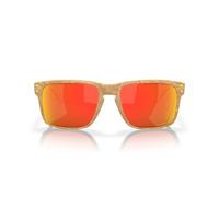 Oakley Oo9102 Holbrook - Gafas de sol cuadradas polarizadas para hombre, Mt Stone Desert Tan/Prizm Ruby Polarizado, 57 mm