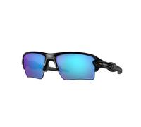 Oakley Unisex OO9188 FLAK 2.0 XL 9188F7 Gafas de sol O_MATTER Negro Azul Cuadrada Polarizado Prizm