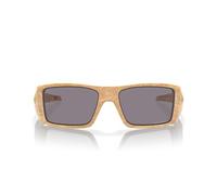 Oakley Oo9231 Heliostat - Gafas de sol rectangulares para hombre, Piedra mate bronceado desierto/gris Prizm Polarizado, 61 mm
