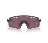 Oakley Oo9235 Encoder Strike - Gafas de sol rectangulares ventiladas para hombre, Giro Pink Stripes/Prizm Road Black, 39 mm