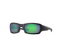 Oakley OO9238 - Paquete de lentes de sol OO 9238 923815 Fives Squared negro mate Priz y correa negra grande kit de accesorios