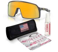 Oakley OO9462 SUTRO S - Lentes PRIZM, lentes de sol rectangulares no polarizados con kit oficial de gafas, Carbón mate, 28 mm