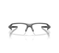 Oakley OO9488 Flak 2.0 XXL - Lentes de sol rectangulares polarizados, acero/transparente, 50% iridio negro, 63 mm
