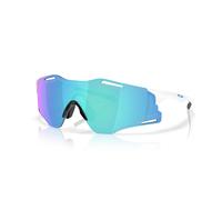 Oakley Unisex OO9512D CYBR ZERO 951202 Gafas de sol O_MATTER Blanco Azul Cuadrada Normal