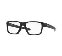 Oakley OX8140 - Paquete de lentes OX 8140 814001 negro satinado y correa azul grande kit de accesorios