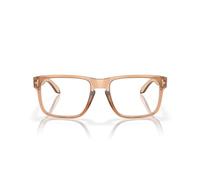 Oakley Ox8156 Holbrook Rx - Marcos cuadrados para gafas graduadas para hombre, Lente Sepia translúcida pulida/demo, 54 mm