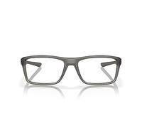 Oakley Ox8178 Rafter - Marcos rectangulares para gafas graduadas para hombre, Lente gris satinado ahumado/de demostración, 55 mm