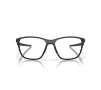 Oakley Ox8178 Rafter - Marcos rectangulares para gafas graduadas para hombre, Negro satinado/Lente de demostración, 57 mm