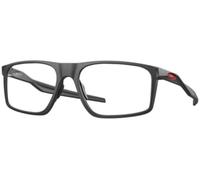 Oakley OX8183 - Paquete de lentes OX 8183 BAT FLIP 818304 de acero ligero satinado/lente de demostración y correa de silicona antideslizante universal