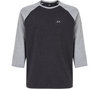 Oakley Relax Raglan 3/4 tee, Double Grey Heather, M Hombres