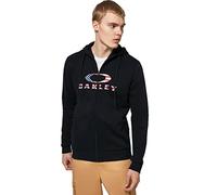 Oakley Sudadera con Capucha con Cremallera Completa para Hombre Bark 2.0, Negro (Black/American Flag), Large