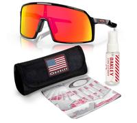 OAKLEY SUTRO S OO9462 - Gafas de sol rectangulares con kit oficial de gafas, Negro pulido, 28 mm