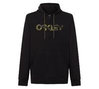 Oakley Teddy Hoddie con Cremallera Completa, Negro/Tigre Menta Camuflaje, X-Large