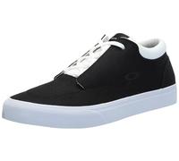 Oakley Tenis Bajos de Lona Banks para Hombre, Negro/Blanco, 42.5 EU