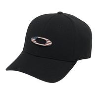 Oakley Tincan Cap Boina, Bandera Americana Negra, L-XL para Hombre