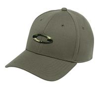 Oakley Tincan Cap Gorra Logo Metal, Hombre, Verde, L-XL