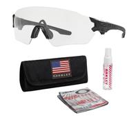 Oakley Tombstone Spoil Industrial - Cristal de seguridad OO9328 con kit | Marco negro mate, lente transparente, no polarizado, lentes de sol para hombre