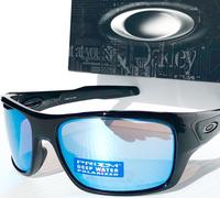 Oakley TURBINE Negro Polarizado Deep Water BLUE H20 PRIZM Gafas 9263-14