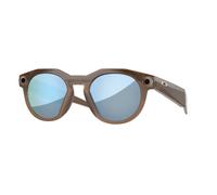 Oakley Unisex Oakley Meta OW8002 Hstn 800206 Gafas de sol O_MATTER Marrón Violeta Redonda Reflejado Prizm