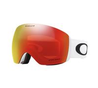 Máscara de esquí Oakley FLIGHT DECK L (Blanco mate - Prizm Snow Torch Iridium)