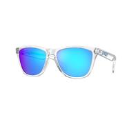 Oakley Unisex OO9013 FROGSKINS 9013D0 Gafas de sol O_MATTER Transparente Azul Cuadrada Normal Prizm Iridium