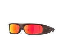 Oakley Unisex Oakley OO9522 HIGHLAND 952206 Gafas de sol O_Materia Marrón Rojo Cuadrada Normal