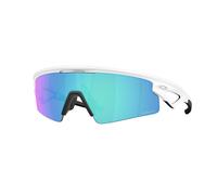 Oakley Unisex Sunglass OO9531 Sphaera™ Strike - Color del Marco: Blanco Mate, Color de la Lente: Prizm Sapphire