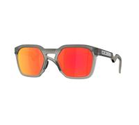 Oakley Unisex Oakley OO9533 HSTN SQ 953302 Gafas de sol O_Materia Gris Rojo Cuadrada Normal