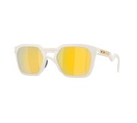 Oakley Unisex Oakley OO9533 HSTN SQ 953307 Gafas de sol O_Materia Blanco Oro Cuadrada Polarizado