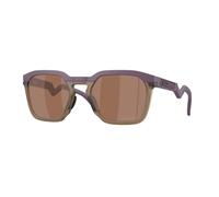 Oakley Unisex Oakley OO9533 HSTN SQ 953311 Gafas de sol O_Materia Violeta Marrón Cuadrada Polarizado