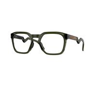 Oakley Unisex Oakley OX8208 HSTN SQ RX 820803 Monturas ópticas O_Materia Verde Transparente Cuadrada Normal