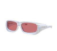Oakley Unisex Sunglass De Soto - Color del Marco: Light Matte Stonewash Opaline, Color de la Lente: Prizm Berry