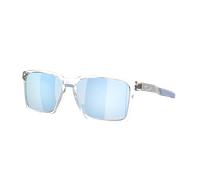 Oakley Unisex Sunglass Exchange Sun - Color del Marco: Trasparente Pulido, Color de la Lente: Prizm Deep Water Polarized