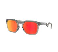 Oakley Unisex Oakley OO9533 HSTN SQ 953302 Gafas de sol O_Materia Gris Rojo Cuadrada Normal