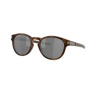Oakley Unisex Sunglass Latch™ - Color del Marco: Carey Marrón Mate, Color de la Lente: Prizm Black