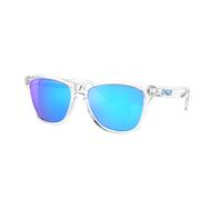 Oakley Unisex Sunglass OO9013 Frogskins™ - Color del Marco: Cristal Transparente, Color de la Lente: Prizm Sapphire