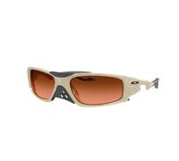 Oakley Unisex Sunglass OO9529 Plantaris SQ - Color del Marco: Arena mate, Color de la Lente: Prizm bronce degradado