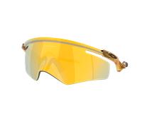 Oakley Unisex Sunglass QNTM Kato™ - Color del Marco: Transparent Light Curry, Color de la Lente: Prizm 24K