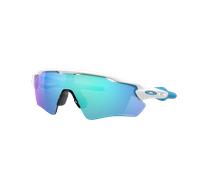 Oakley Unisex Sunglass Radar® EV Path® - Color del Marco: Blanco Pulido, Color de la Lente: Prizm Sapphire