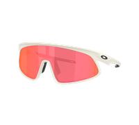 Oakley Unisex Sunglass RSLV 141 - Color del Marco: Paloma metálico apagado, Color de la Lente: Prizm Trail Torch