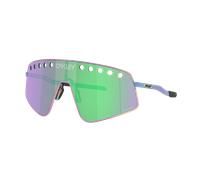 Oakley Unisex Sunglass Sutro™ TI Sweep - Color del Marco: Marea negra pulida, Color de la Lente: Prizm Road Jade
