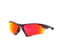 Oakley Unisex Sunglass Suture Jacket® Basecamp Collection - Color del Marco: Rojo Hierro transparente, Color de la Lente: Prizm Ruby