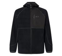 Oakley Vista - Chaqueta reciclada con Cremallera Completa para Hombre, Blackout, Large