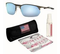 OAKLEY WIRE TAP 2.0 OO4145 - Gafas de sol con kit oficial de gafas, Correa satinada, 60 mm