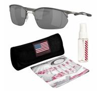 OAKLEY WIRE TAP 2.0 OO4145 - Gafas de sol con kit oficial de gafas, Metálico Mate, 60 mm