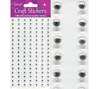 Oaktree Crafts 23 4 mm Eleganza Stickers, Diamond/Pearl