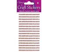 Oaktree Crafts Eleganza 4 mm 240 Gems Pearl nº 21, Material sintético, Color Rosa, 16,5 x 7,6 x 0,2 cm